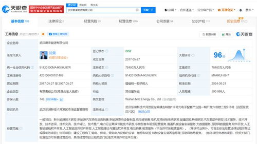 武漢蔚來能源公司新增AI軟件業務，發力人工智能基礎軟件開發